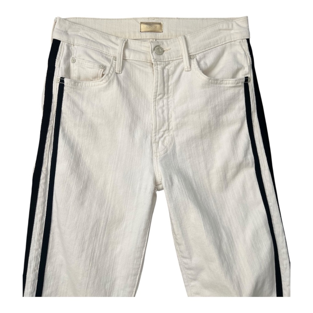 Mother Insider Crop Step Fray Jeans - Picture 4 of 13